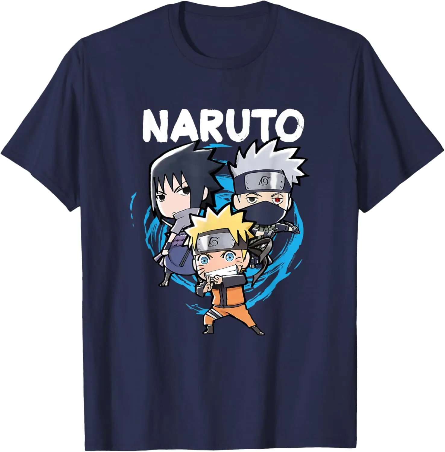 Naruto Shippuden Chibi Group Short Sleeve T-Shirt