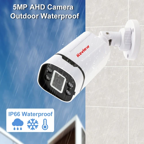 Imagen 2 del producto Cámara de seguridad AHD para el hogar, videovigilancia CCTV, Mini cámara analógica para exteriores, protección de calle, 720P, 2MP, 5MP, HD