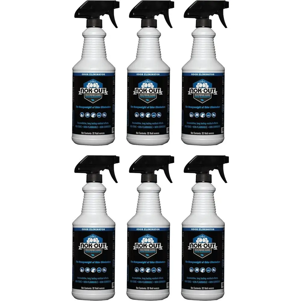 

Pet Odor Eliminator & Cleaning Spray, 32 oz, 6-Pack, USA Made