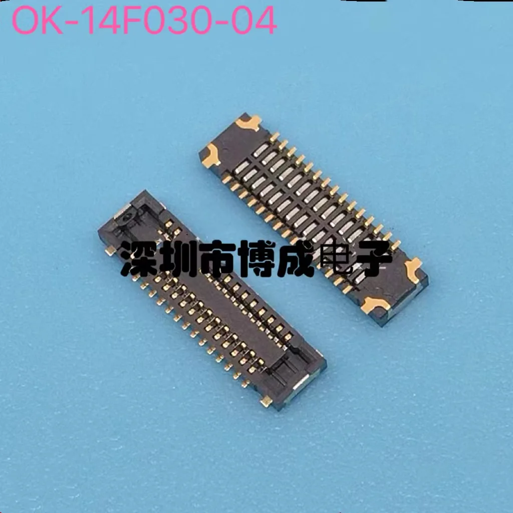 

50pcs/lot OK-14F030-04 0.4mm wide legs, 30 Pins, 100% USB, New and Original,