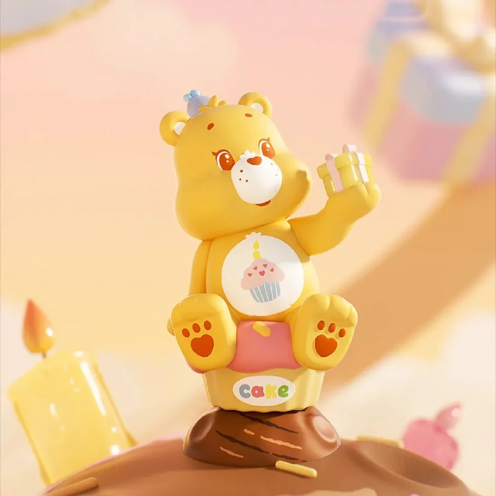 Miniso Care Bears-caja ciega de la serie Planet curativa, adornos de moda hechos a mano, juguete para regalo coleccionable para decoración del hogar