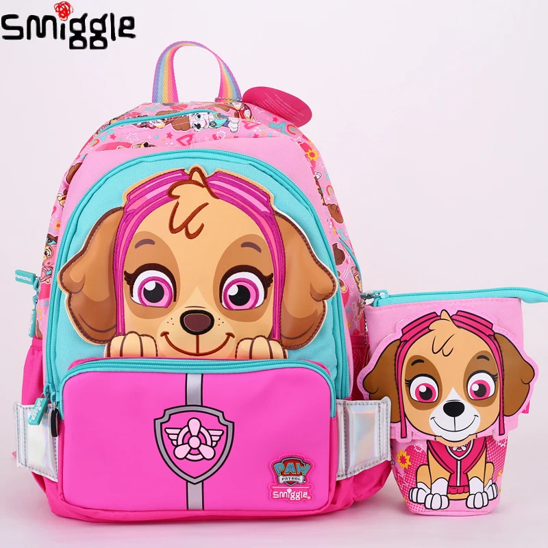 Australian Smiggle Elementary School Students Reduce Burden Girl Cute Backpack Children's Lightweight Large Capacity Backpack