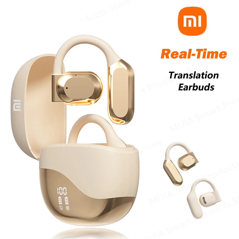 XIAOMI Real Time Language Translator Earbuds Open-Ear Earphone 114 Languages Translator Noise Reduction Headphones 2025 New