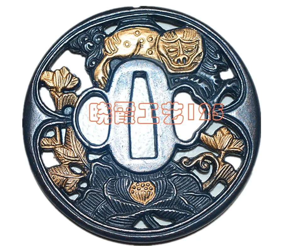 Protector de manos clásico Universal de aleación de Zinc, espada Tsuba Katana, accesorios para espada samurái japonesa Katana Tachi Wakizashi