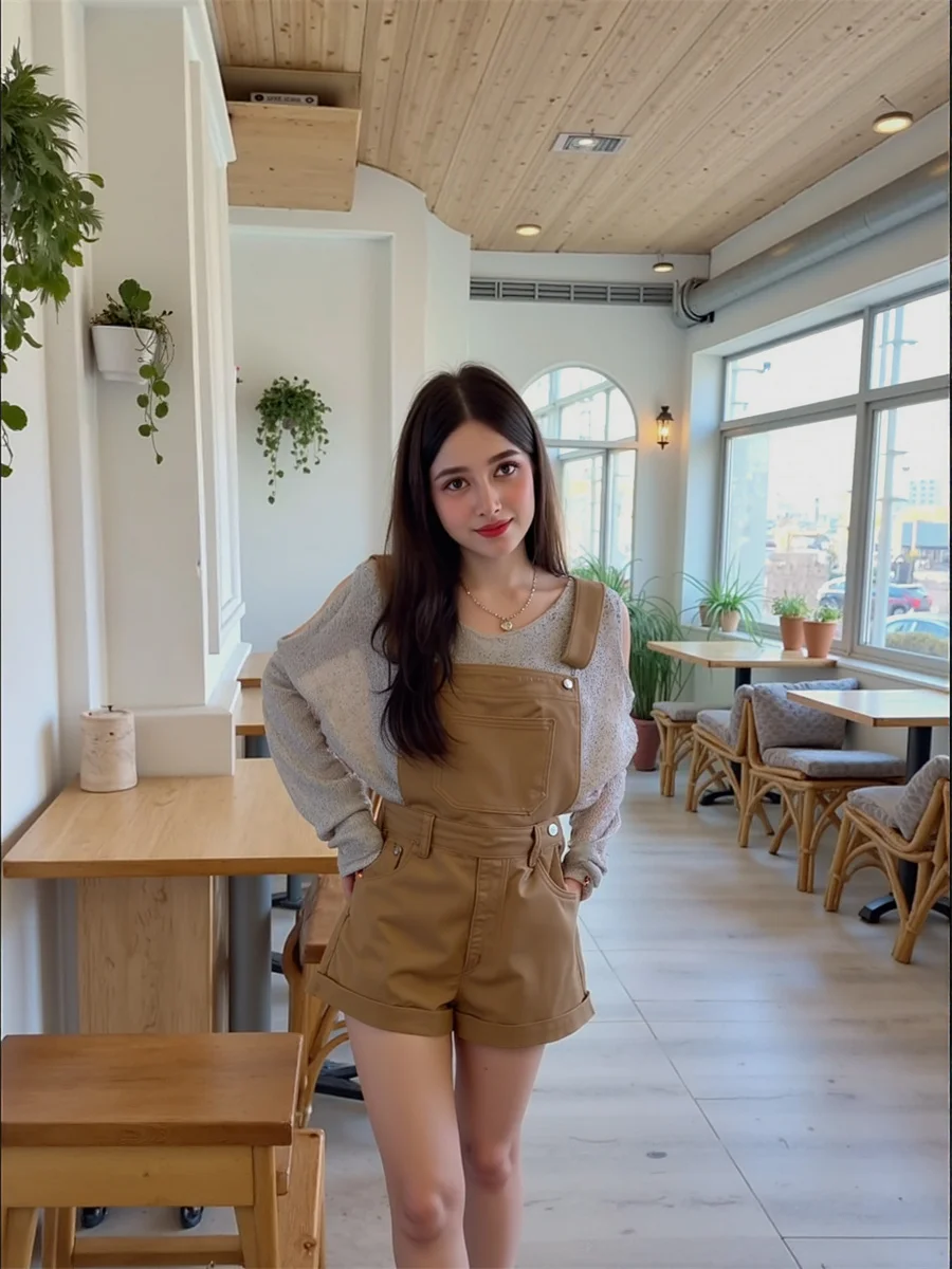 

Джинсовые винтажные комбинезоны 2025 года, женские комбинезоны с высокой талией, элегантная женская одежда, трендовая зимняя подкладка, чистый, толстый, асимметричный