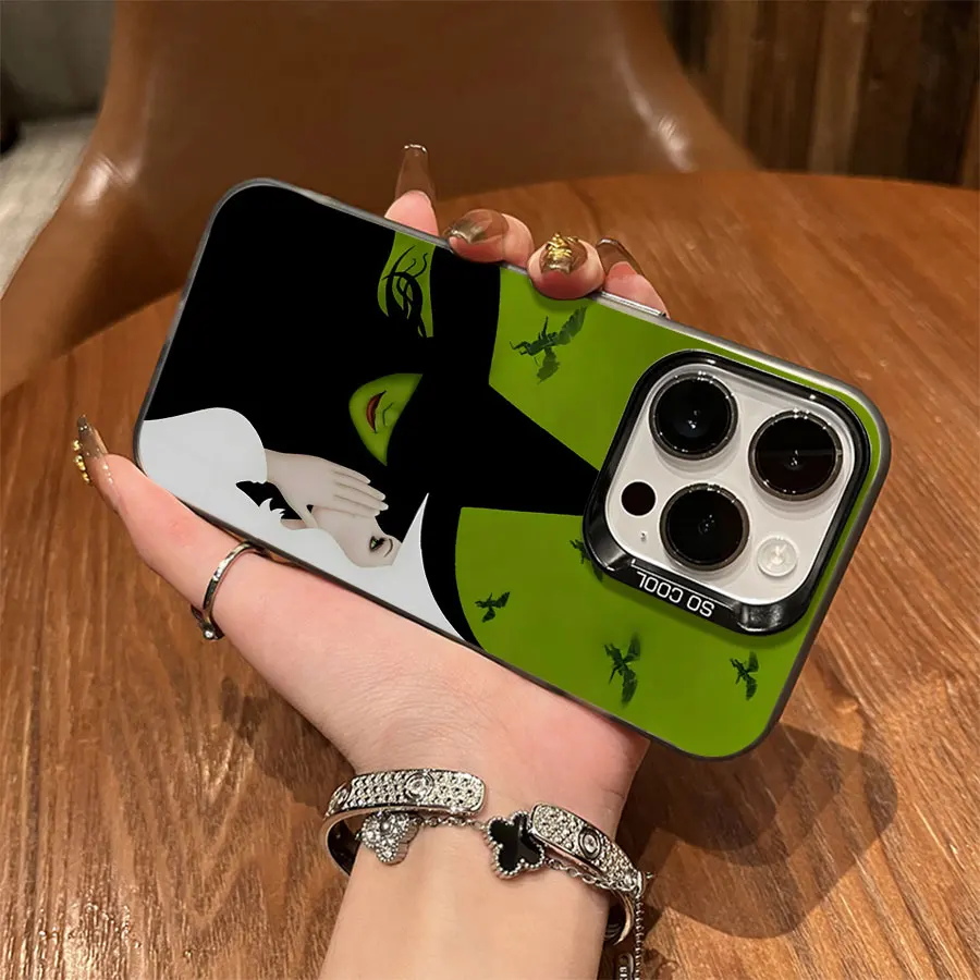 블랙 햇 그린 위치폰 아이폰 17에서 11 프로 맥스 플러스용