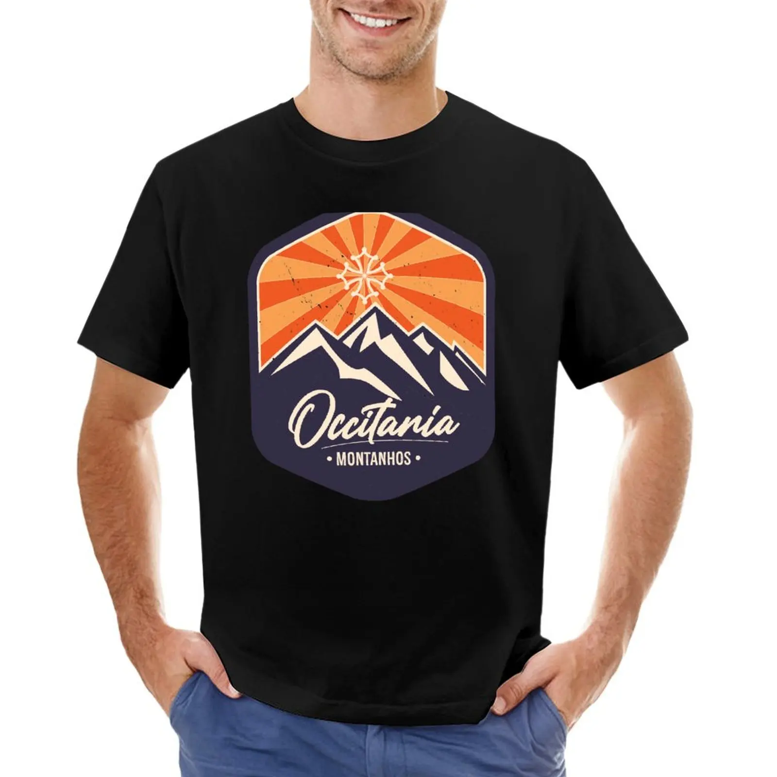 Occitania Montanhas, Montagnes d’Occitanie T-Shirt customizeds heavyweights Men's clothing