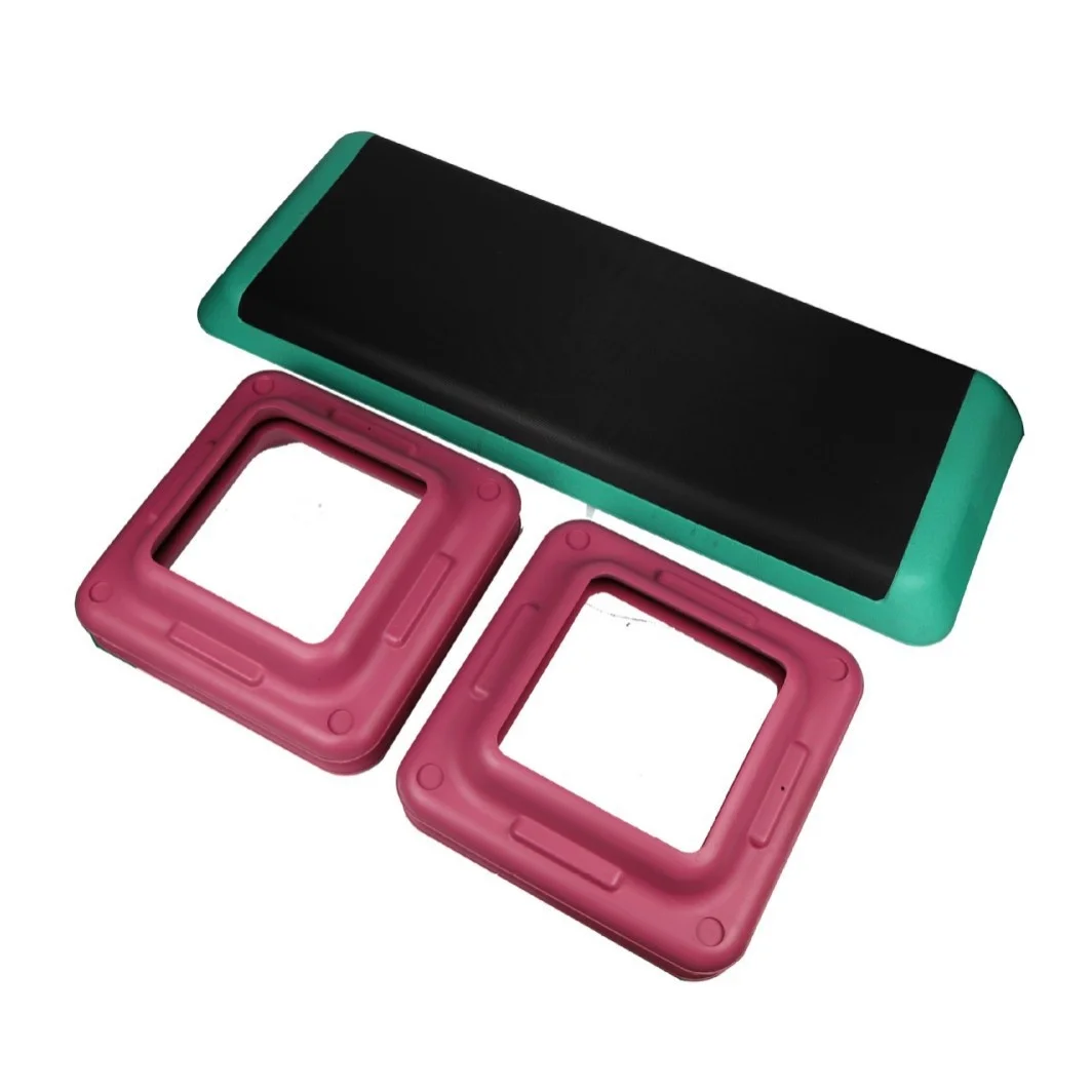 Plataforma Plegable de Plástico para Ejercicios Aeróbicos, Tabla de Step para Aeróbics, Equipo de Entrenamiento de Yoga en Interiores
