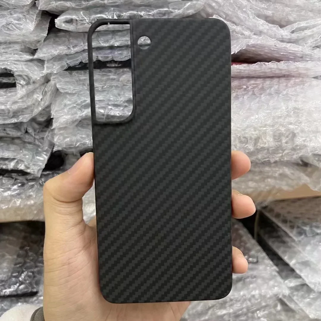 Yierfa S22 Carbon Fiber Protective Case for Samsung Galaxy S23 Ultra Case Ultra-thin Back Cover for Galaxy S22 Plus S 22 Cases