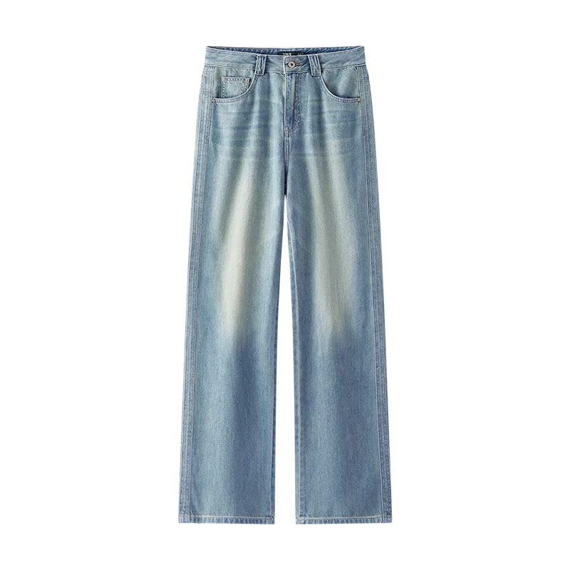 Semir Jeans Women Cool Feeling Wide Leg 2023 Nowe letnie spodnie do podłogi o dopasowanym kroju Modne dla modnego stylu — zdjęcie 2