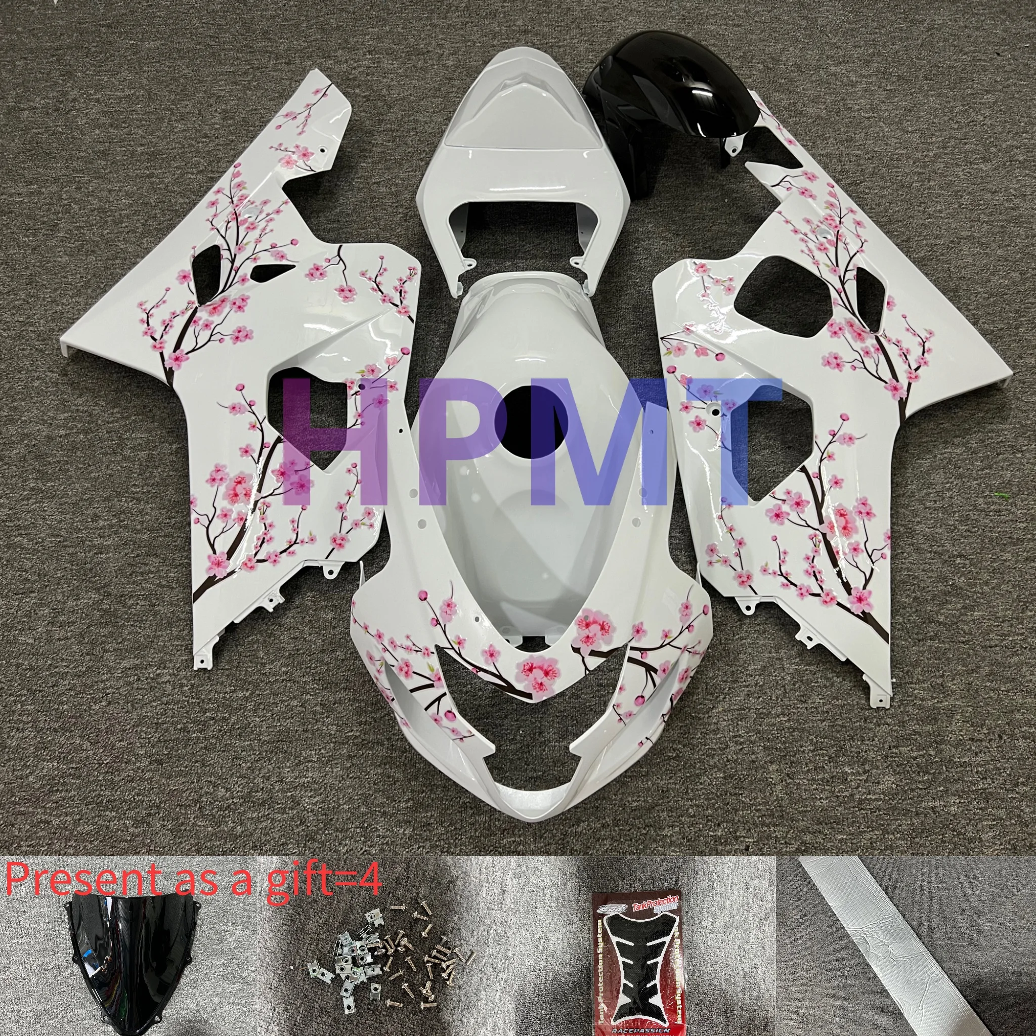 

Новый комплект обтекателей из АБС-пластика, подходящий для Suzuki GSX-R600 750 K4 2004-2005 GSXR600-750 2004 2005, полный обтекатель кузова