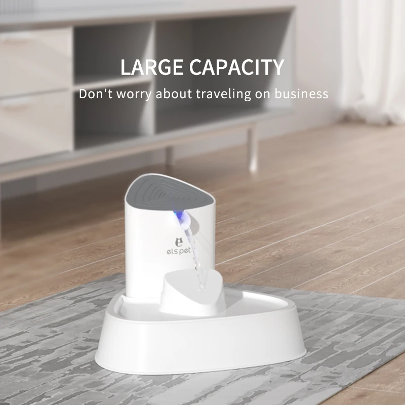 

Large Capacity of 50oz Pet Water Dispenser Cat Water Fountain With Sensor Automatic Fountain
