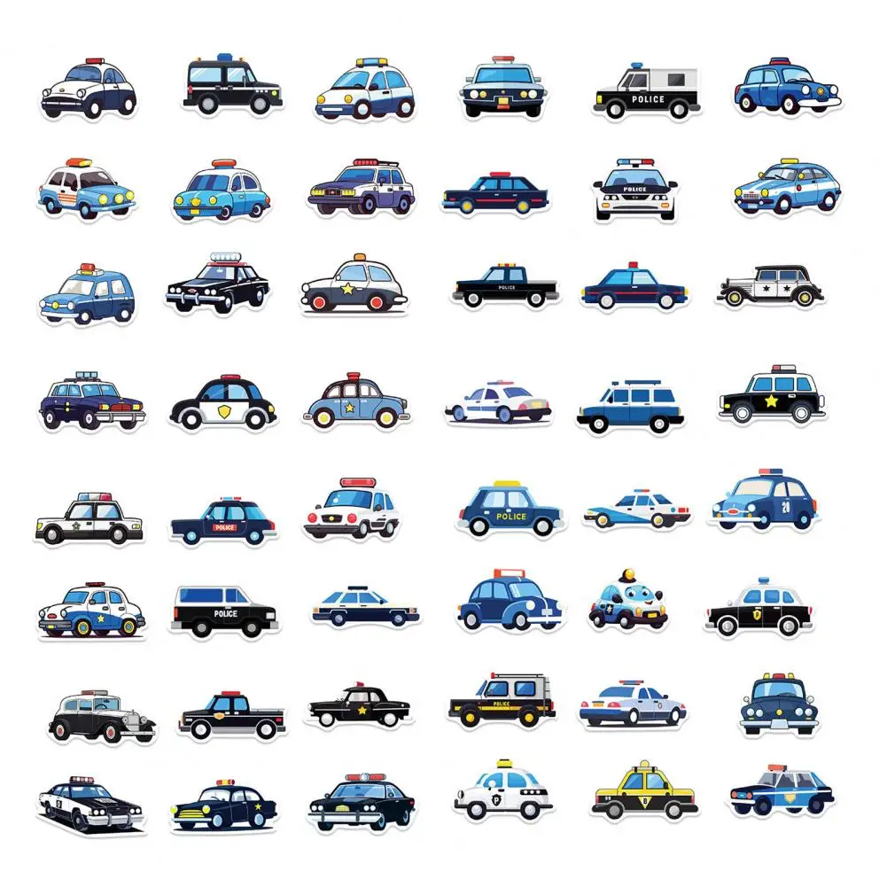 Pegatinas impermeables de Pvc para guitarra y portátil, juego de 50 pegatinas de Graffiti de dibujos animados para coche