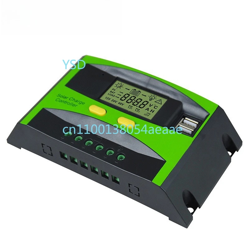 

Energy controller 20a-60a12V48V current display photovoltaic street light charging controller hot