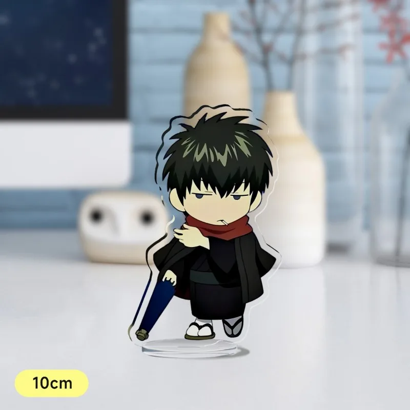 Gintama Plate Desk Decor Kondou Isao Stand Collection Ornament Accesorios Katsura Kotarou Acrylic Doll Kamui Furnishing Articles