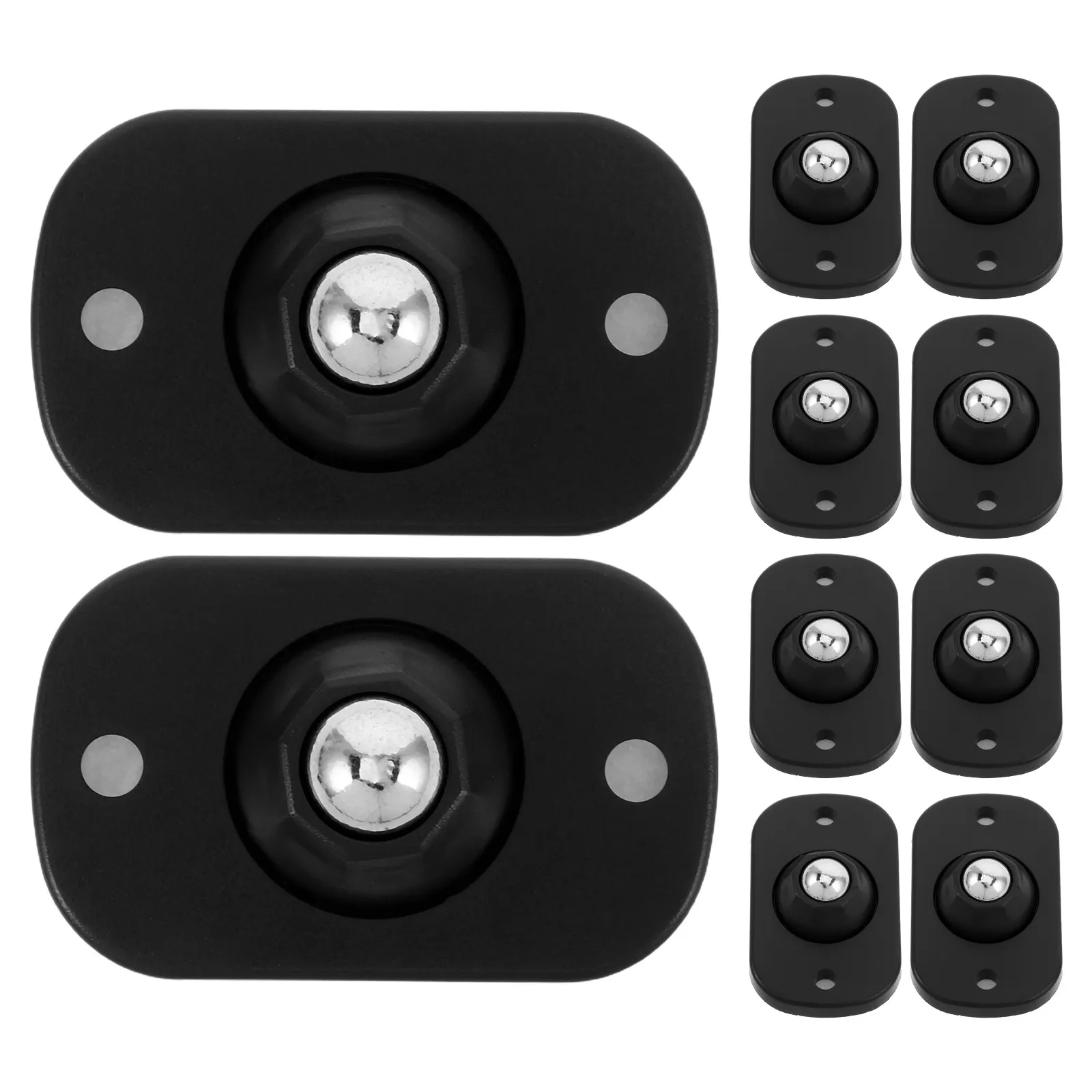 16Pcs Adhesive Universal Swivel Caster Wheels Quiet Sturdy Mini Casters for Household Appliances Furniture Bookshelves Beds