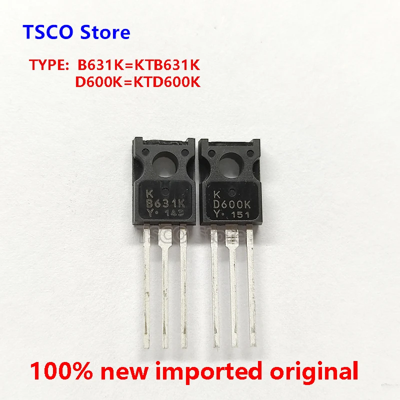 10Pair  B631K D600K KTB631K KTD600K   New Origiail   Audio