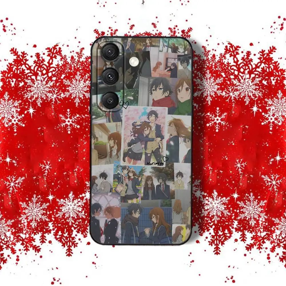 H-HorimiyaS Campus Love Handyhülle für Samsung S22, S24, S20, S25, S23, S30, S21, Ultra, Plus, Fe, Lite 4G, 5G, schwarze Softcover