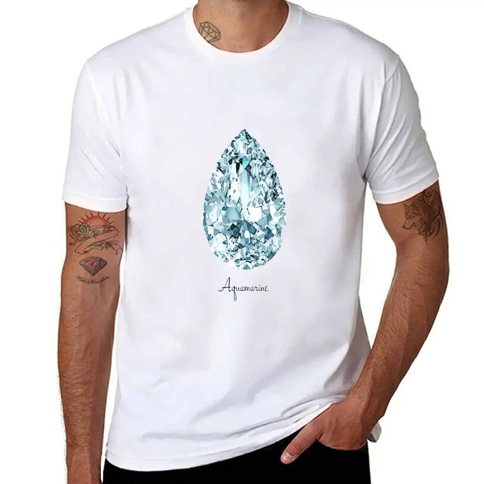 

Aquamarine T-Shirt funny t shirts cotton man t shirt cotton T-Shirt
