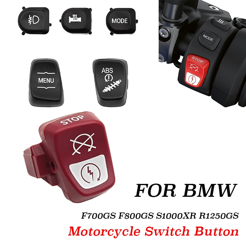 

Motorcycle Switch Button Cover FOR BMW F700GS F800GS F800GSADV R1200RT S1000XR R1250GS Right and left combination switch button