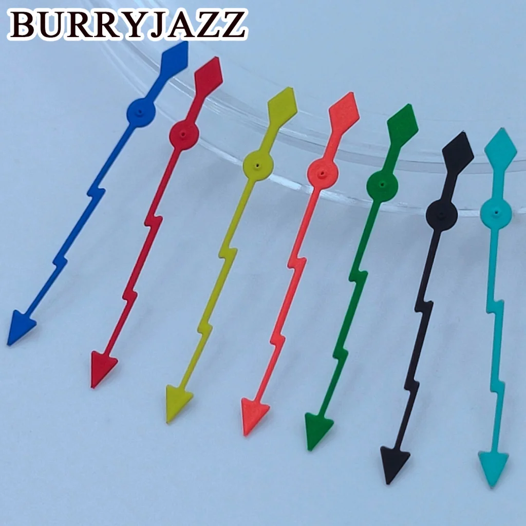 BURRYJAZZ NH35 NH36 NH38 7S26 7S36 4R35 4R36 Uhrzeiger Silber Schwarz Grün Blau Rot Gelb Orange Zeiger Grün Leuchtend – Detail 6