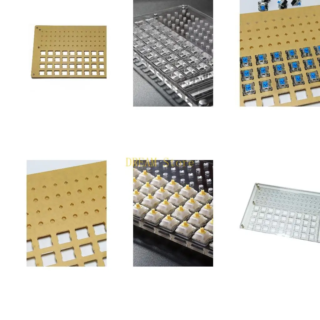 Switch Lube Station Acrylic Double-Deck Switch Removal Platform 36 Keyswitch Tester for MX Cherry Mechanical Keyboard Best Sale
