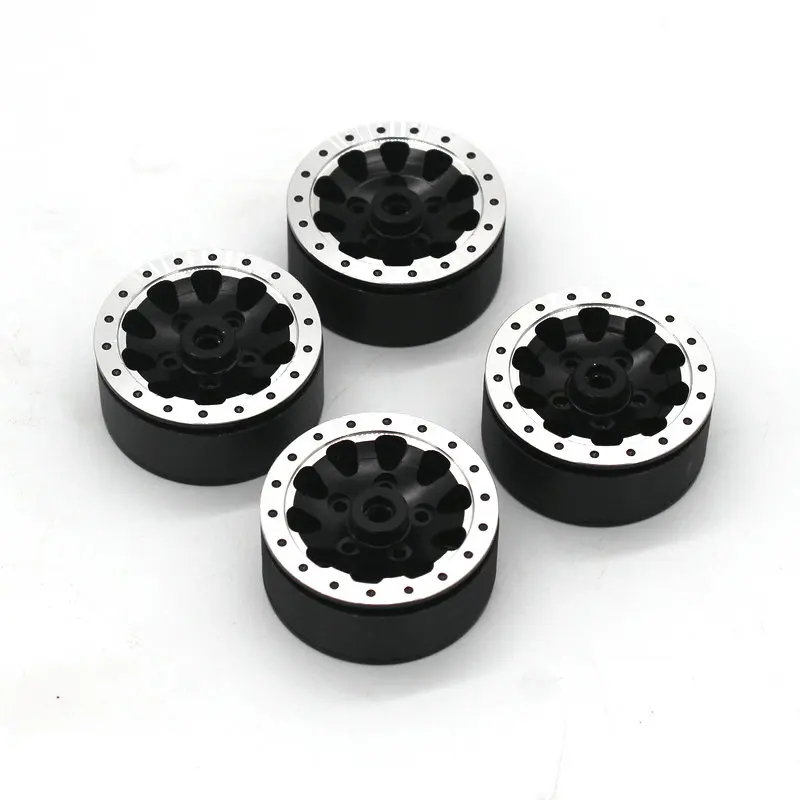 WPL C14 C24 C34 C44 MN D90 99S RC Car Metal Wheel Upgrade Accessories Simulation Climbing Tires Locking Tires