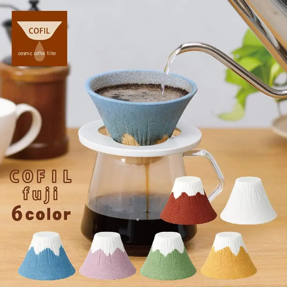 COFIL fuji filter cup japan imported arita yaki no filter paper hand brewed coffee limited edition