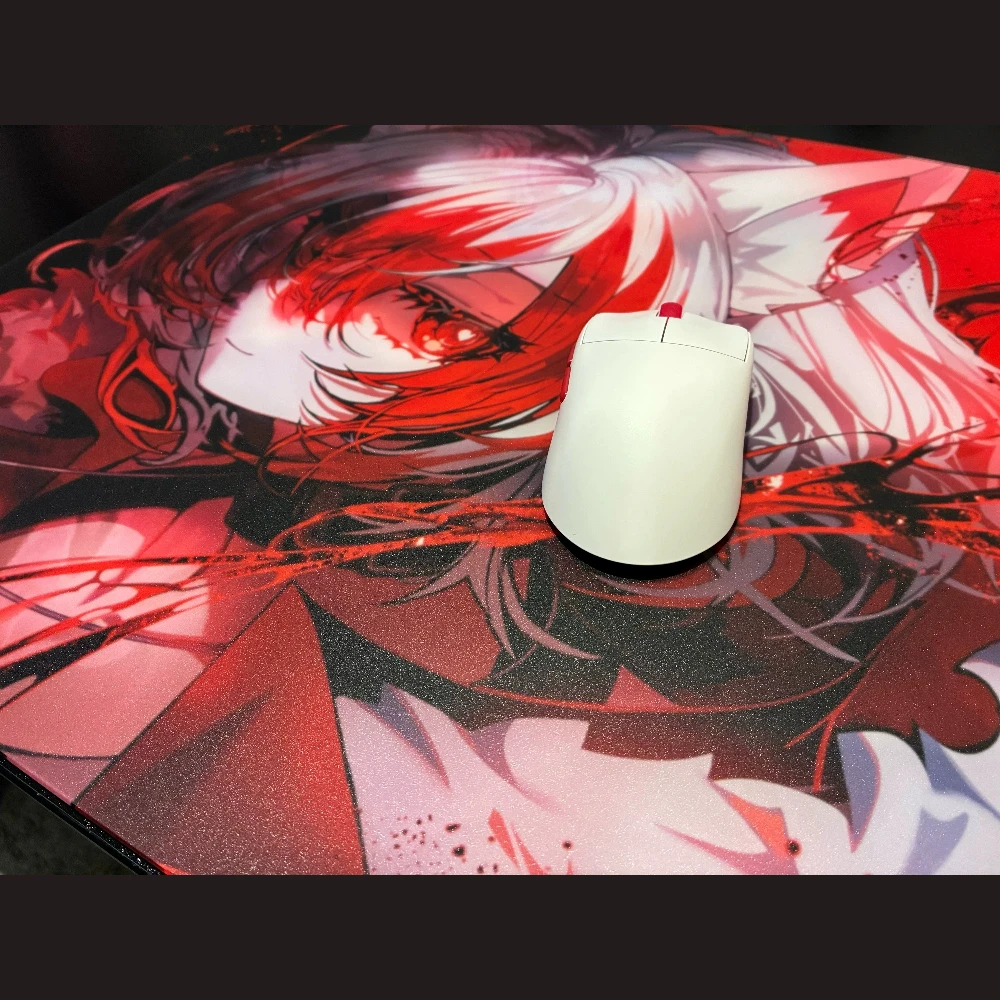 REJECT X Arbiter Studio Tempered Glass Mouse Pad Customization Anime E-Sports Mousepad FPS Game Desk Mats Keyboard Accessories