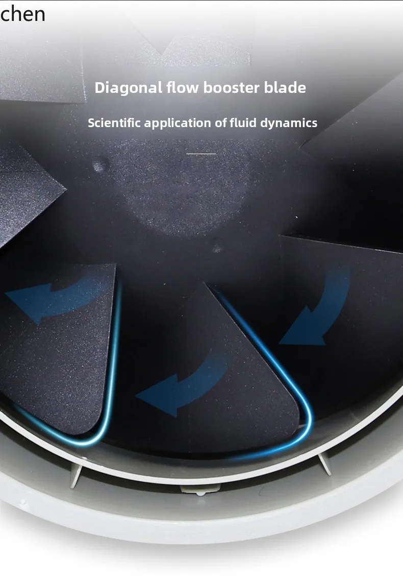 LXC تردد تحويل القناة مروحة المطبخ آلة عادم الدخان مروحة تجارية صناعية تهوية قوية