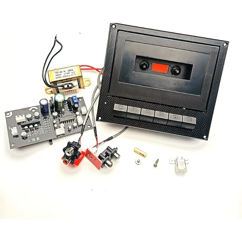 TA7668 Stereo Tape Recorder Head Front Amplification Board DIY Kit, Card Base Recorder