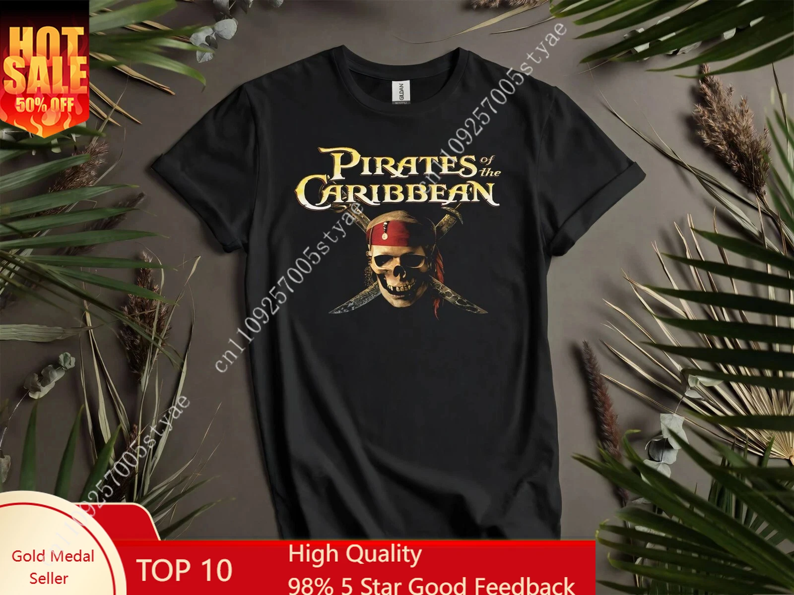 

2026 DisneyDisney Pirates of The Caribbean T-shirt T Shirt Men Women Unisex Tshirt