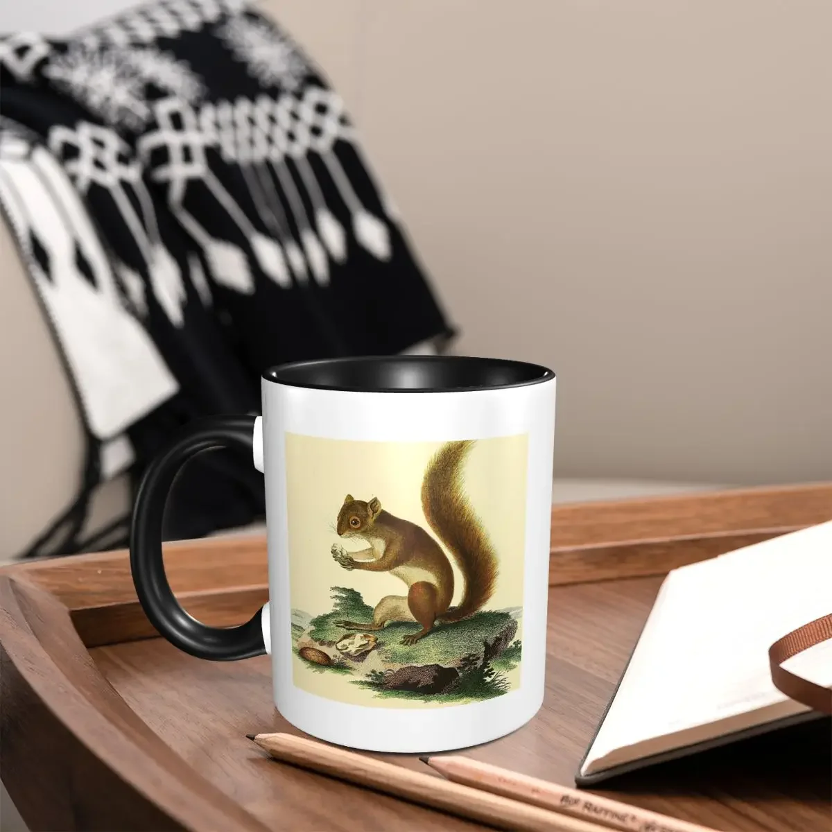 

SQUIRREL Mug Funny Ceramic Coffee Cups Tea Mugs Milk Cup Drinkware Gifts for Woman Man