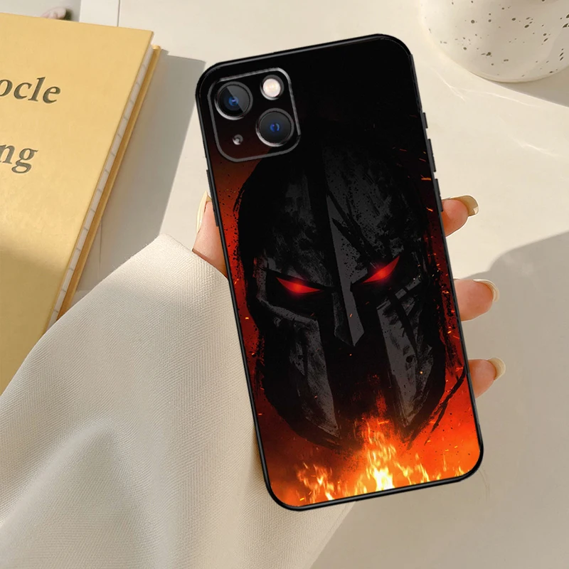 Spartan-iPhone用ケース,iPhone用ケース,13, 12, 11, 14, 15, 16 pro max,xr,x,xs max plus