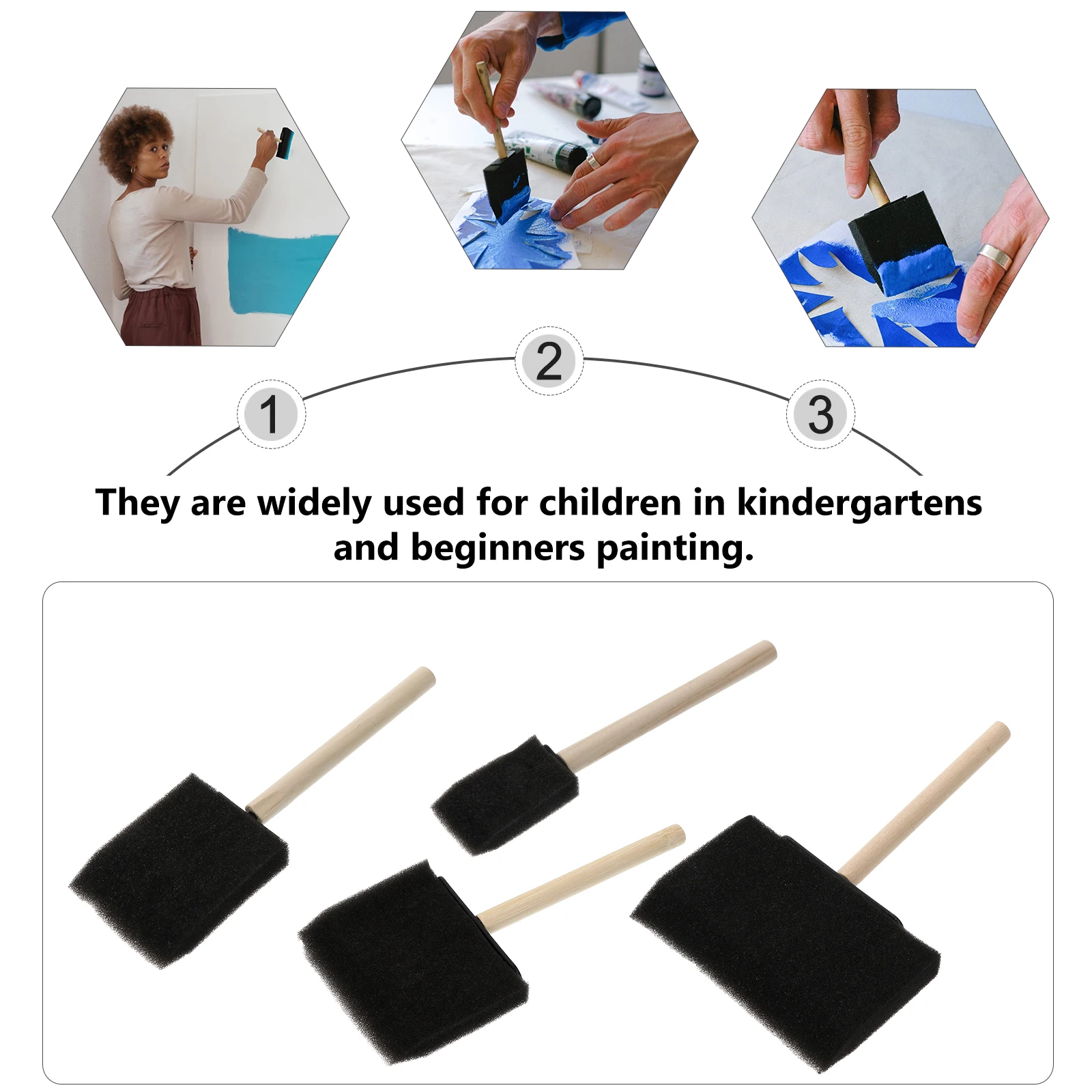 

Painting Brush Brushes Drawing Sponges Doodling Tools for Art Supplies DIY Crafts