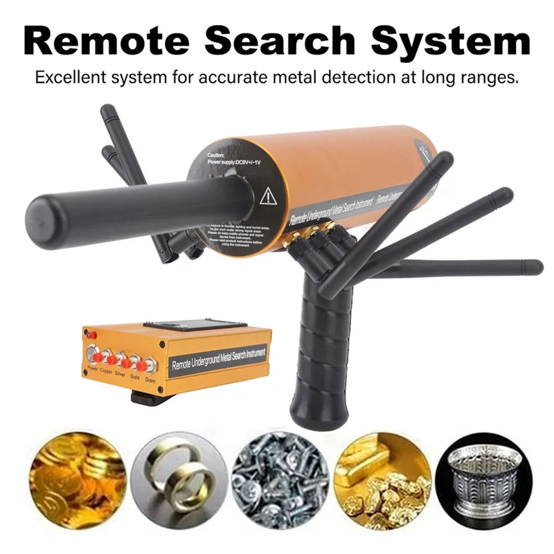 เครื่องตรวจจับโลหะ AB66-Gold Locator ค้นหาแม่นยำสำหรับเครื่องตรวจจับโลหะ AKS พร้อมความลึก 30 เมตร และระยะ 1200 เมตร 6 เสาอากาศ