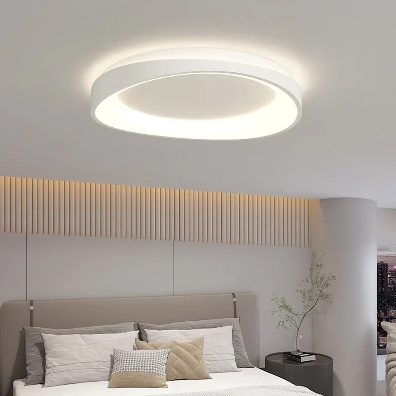 France Warm and Cozy Bedroom Study Ceiling Light Modern Simple Cream Blast Ceiling Light Indoor Lighting Lampara De Techo FYCL