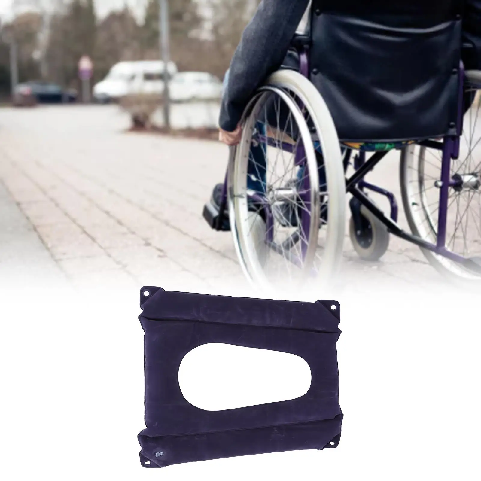 وسادة مريحة لمنع قرحة السرير للمرضى، تصميم مضاد للتسرب، مثالي لاستخدام السرير والكرسي