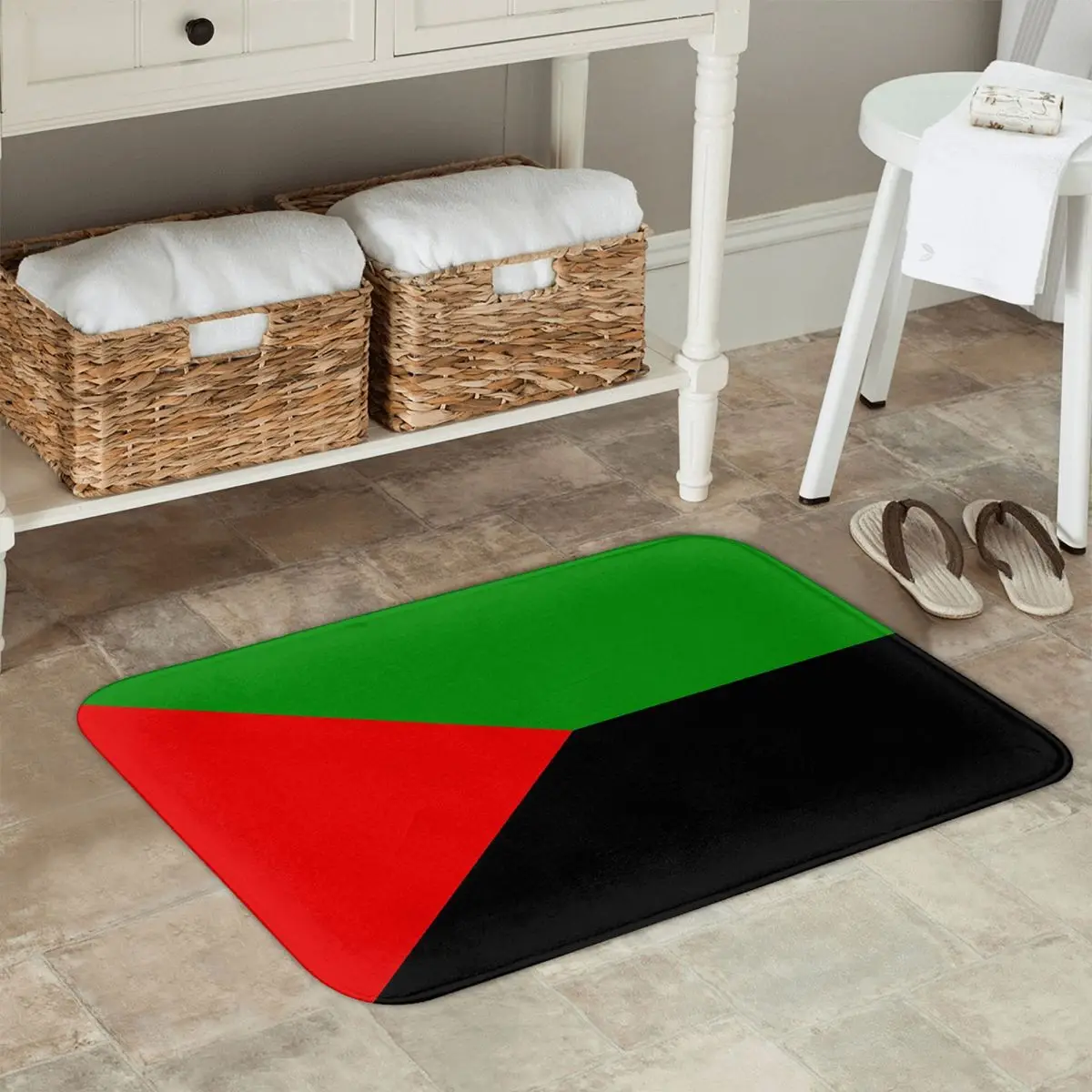 Martinique Flag Doormat Kitchen Entrance Home Floor Mat Anti-slip Carpet Rug for Bathroom Footpad Mats