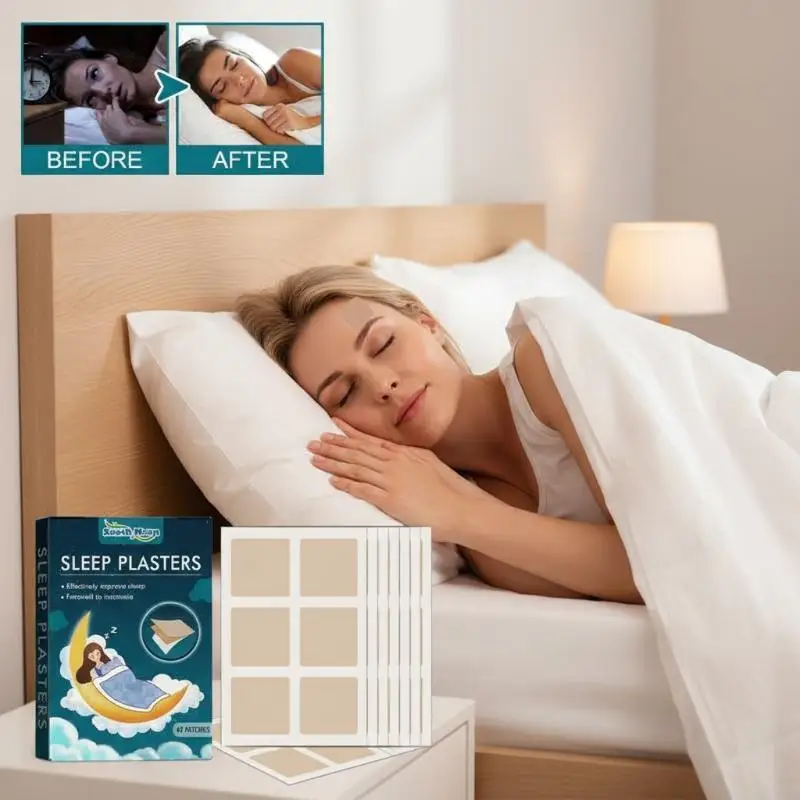 Disposable Anti  Nose Stickers 42Pcs Night Sleep Patch Comfort Breath Improvement Aid Reduce Stress Sleeping Care