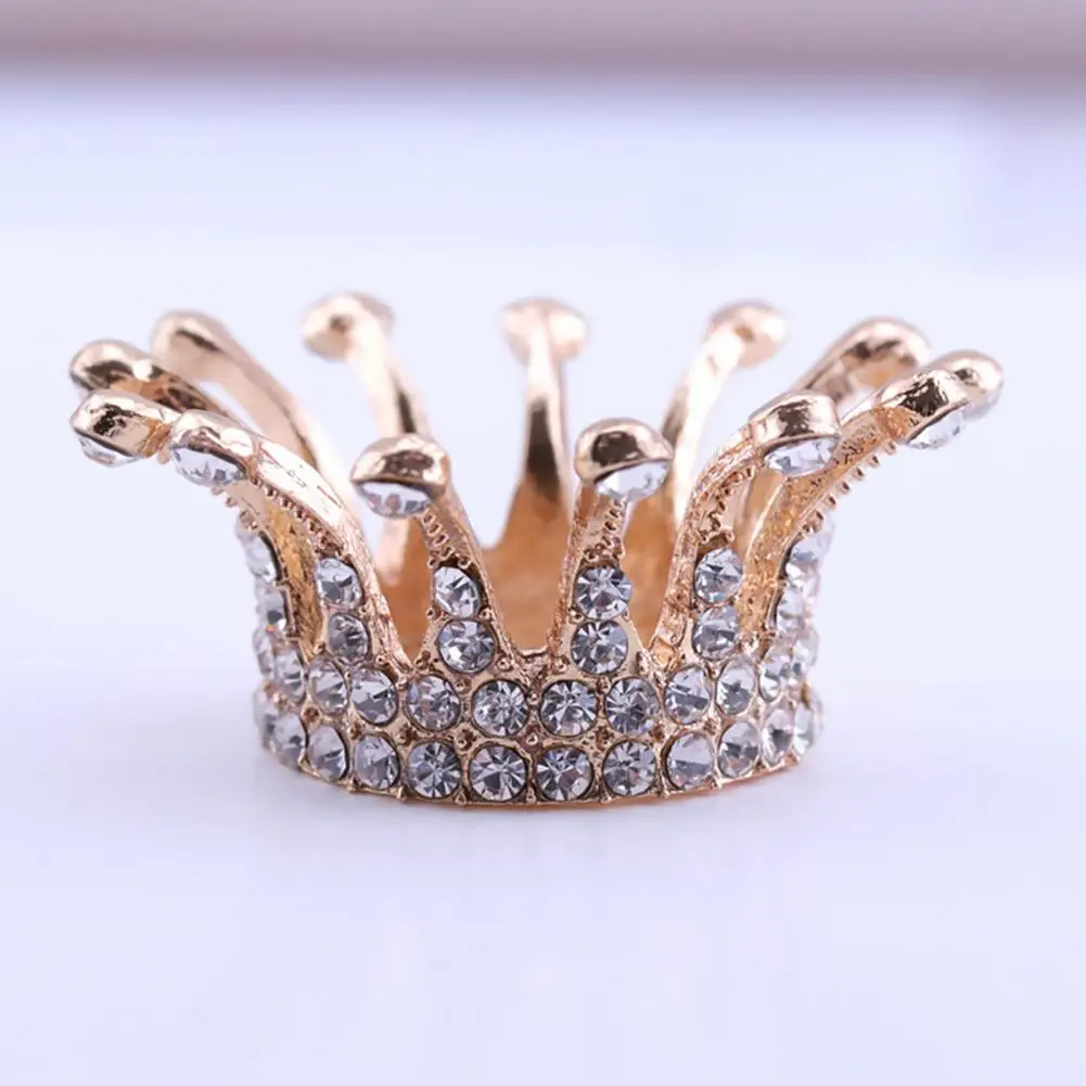 Crown Shape Diamond Pen Brush Holder Nail Art Painting Brush Holder Nail Brush Rack Painting Pen Rest Holder Salon UV Pen Holder