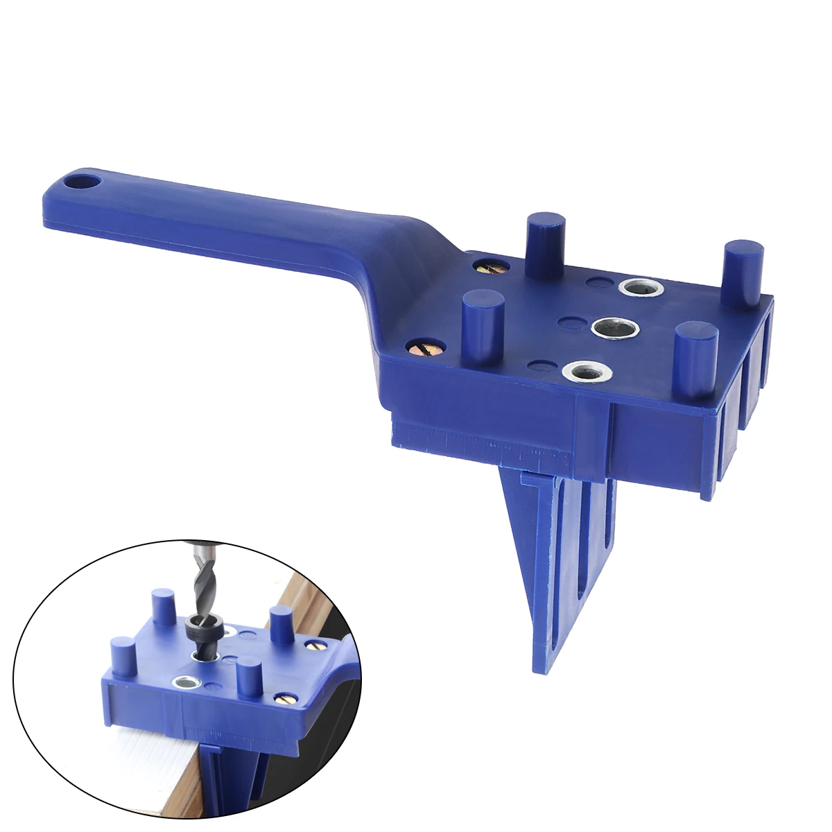 6/8/10mm punta da trapano collegamento scheda di legno localizzatore di perforazione dispositivo portatile strumento per la lavorazione del legno localizzatore di fori localizzatore di guida per trapano