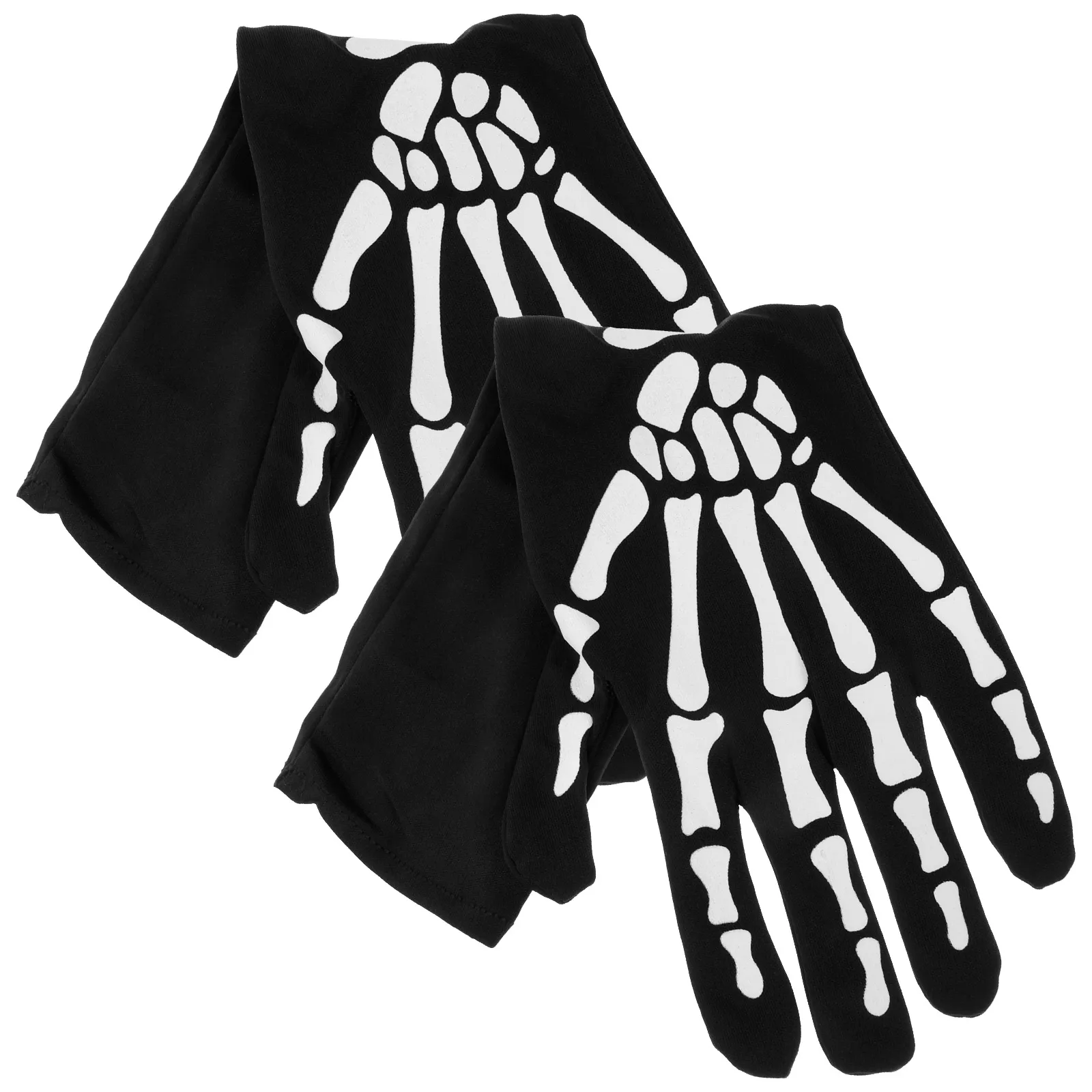 

Halloween Gloves 37cm Long Skull Print Full Finger Elastic Costume Accessories for Party Cosplay Gloves