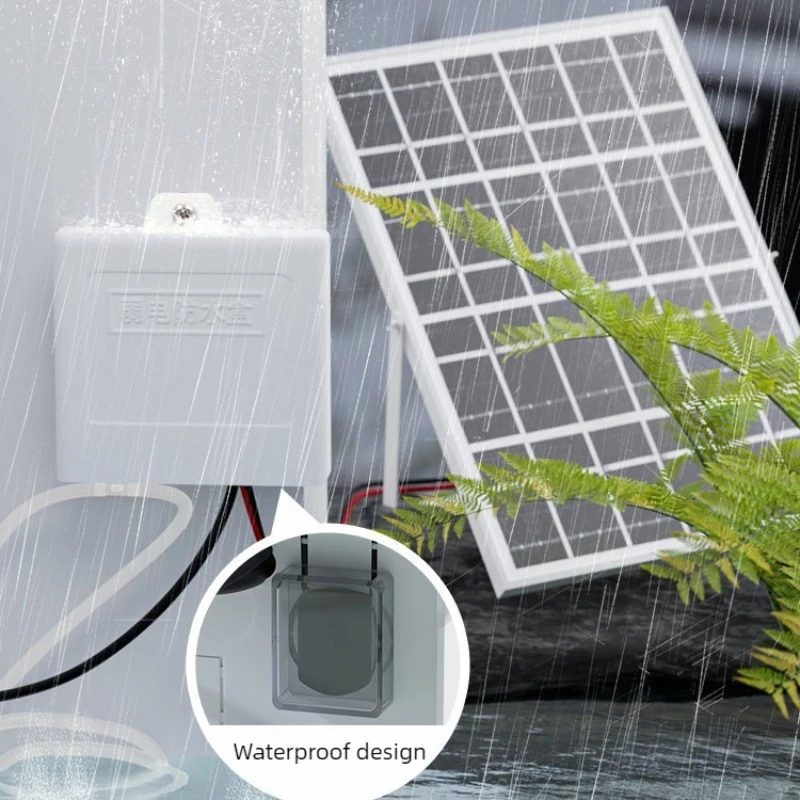 Solar Air Pump Outdoor Fish Pond Rechargeable Oxygen Pump Waterproof Fish Ponds Solar Air Pumps Fish Lake Oxygen Generator view 2