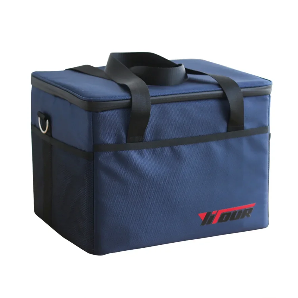 

28L Waterproof Refrigerated Insulated Box, Thickened Outdoor Picnic Bag, Square - with Waterproof Lining