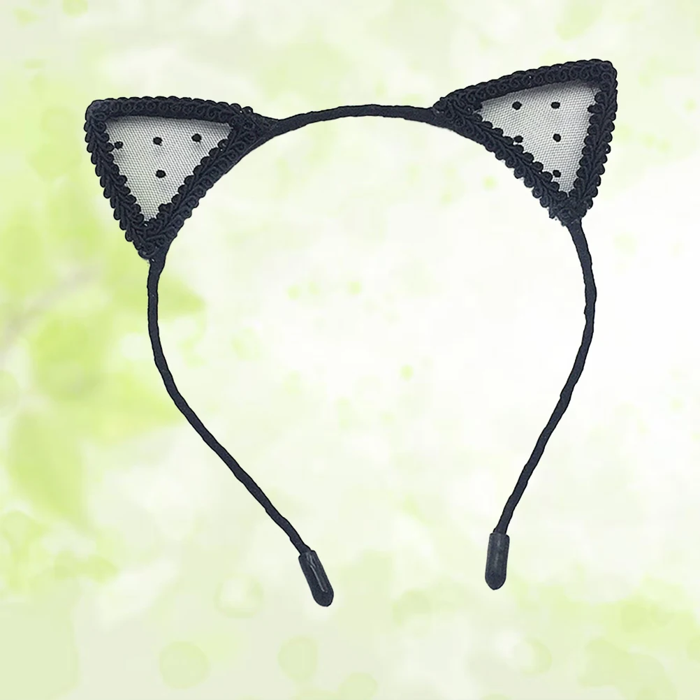 

Cat Ears Hairband Party Cosplay Costume Accessory Decorated Christmas Birthday Costume Party Gift For