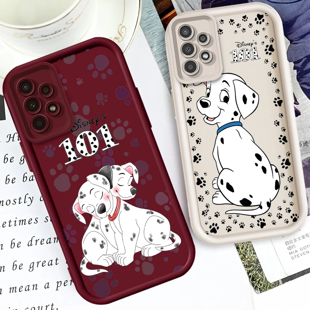 

101 Spotted Dog Disney Cute For Samsung A73 A71 A54 A53 A52 A51 A33 A32 A21S A14 A13 A12 A03 A04 A05 5G Eye Ladder Soft