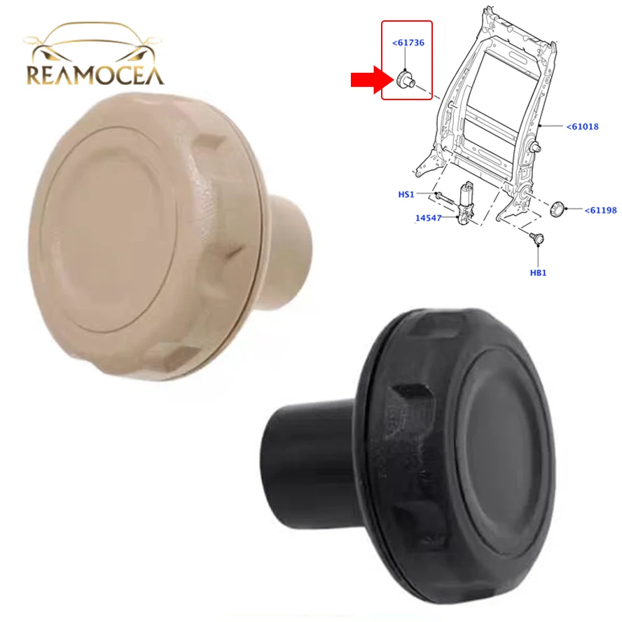 Reamocea 1Pc Black/Beige Front Seat Recline Knob Adjust Handle HJN500012PVJ For Land Discovery 4 Freelander 2 LR3 LR4 LR2 Range