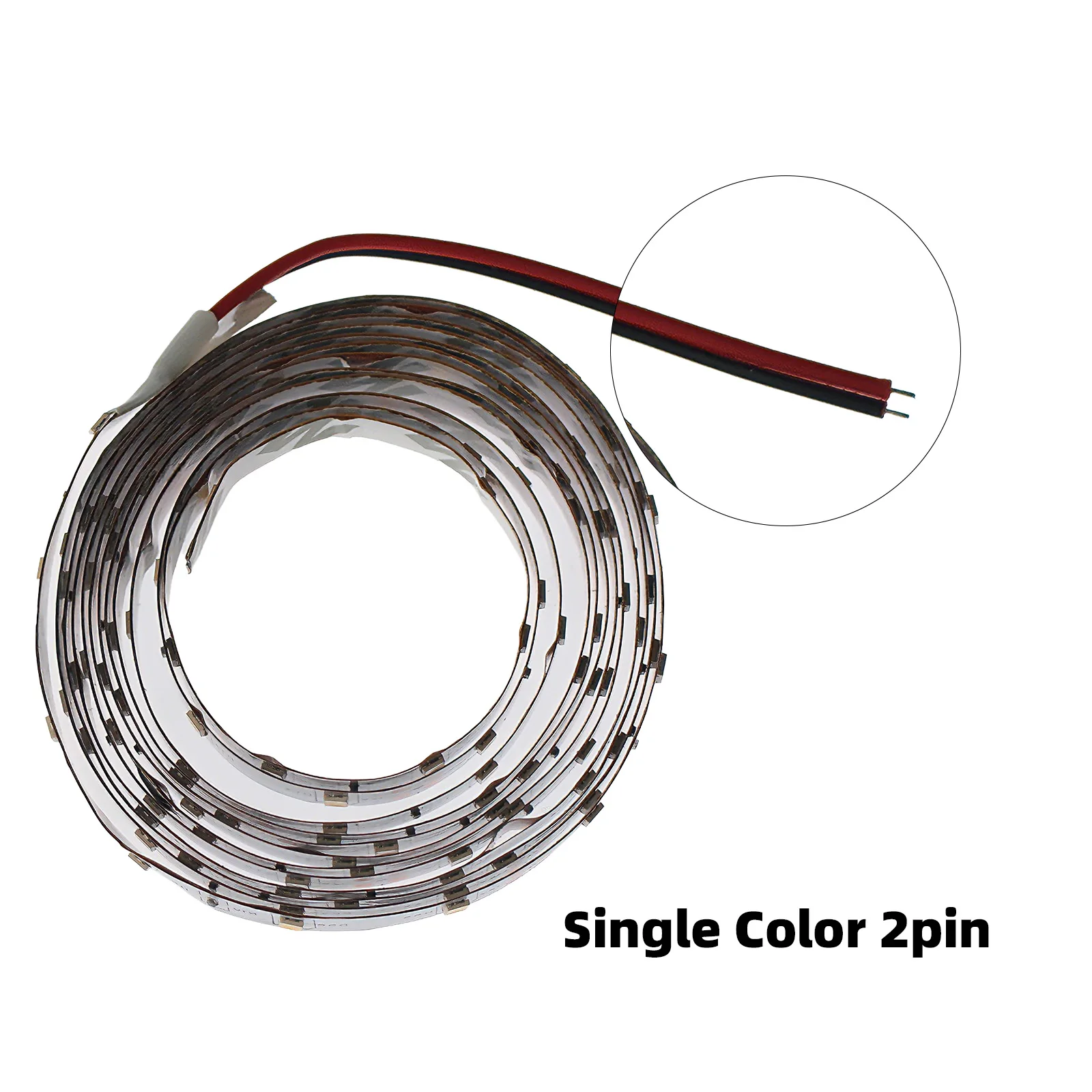 12V 2M LED Strip Light 2835 SMD 60LED Flexible Light Warm White Luminescent Products for Home Decor Light Non-waterproof