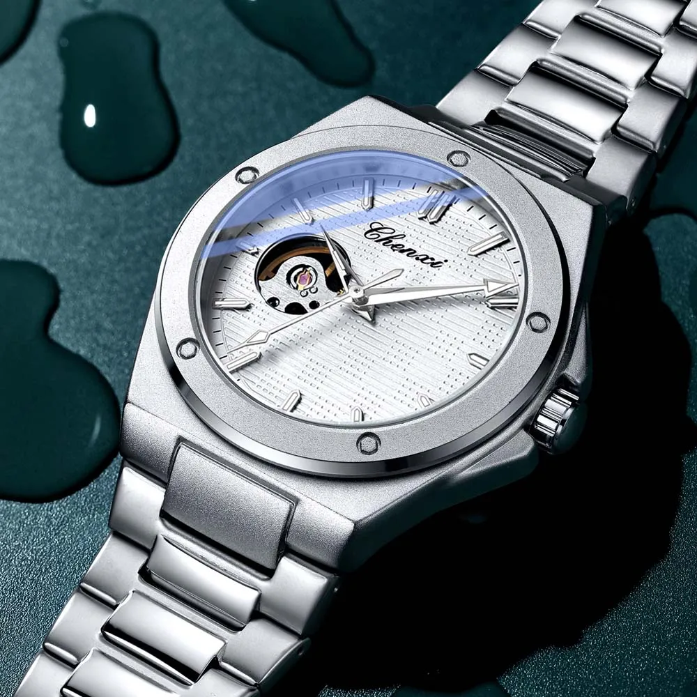 CHENXI 2026 New Men's Mechanical Watch Automatic Mechanical Wristwatch Stylish Luminous Water-Resistant Men's Watch reloj